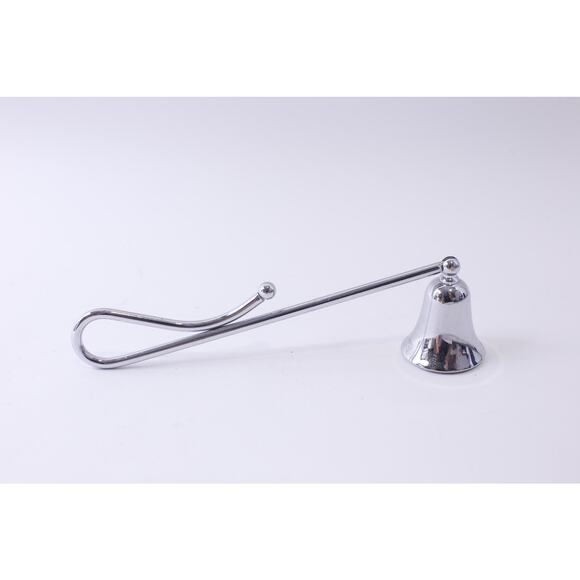 Candle Snuffler, Bell-shaped, Chrome, Candlewick, Vintage, Home Decor, Candle - Picture 1 of 2